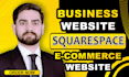 design or redesign a professional squarespace website