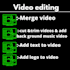 edit, crop, split, merge, trim, compress and convert videos