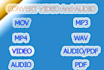 convert videos and audio to any format