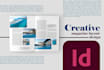 create a creative magazine layout design