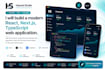 build a modern react, next js, typescript web application