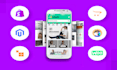 develop custom shopify, opencart, magento, prestashop, or woocommerce mobile app