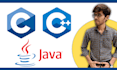 help to finish c, cpp, java assignments and practicals