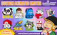 create custom twitch animated emotes GIF for twitch, discord, kick