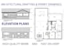 draft architectural and permit drawings for construction