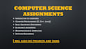 do your projects tasks and computer science assignments