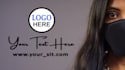 add logo and text corporate promo video