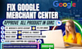 fix google merchant center suspension