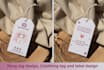 design clothing label and hang tag