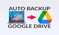 setup auto backup computer files to google drive