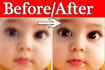 make low resolution photo to high