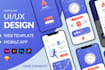 design mobile app ui ux and website ui ux dashboard