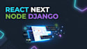 develop scalable web application with react next node django