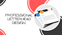 make letterhead design in editable word format