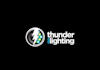 design thunder and lighting mobile dj logo