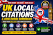 do 350 UK local citations or UK local listing for gmb ranking