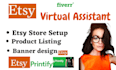 create etsy store, etsy setup, etsy seo with product listing