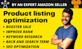 do unique amazon product listing optimization