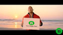 add logo and website in funny rock promo video