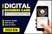 create clickable digital business card with qr code design