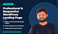 build a professional and responsive landing page
