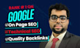 onsite on page seo with rank math and technical optimization