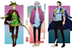 create anime style character design and design seeds