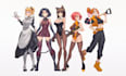design your character concept or character sprite