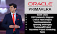prepare schedule, gantt chart, wbs  on primavera p6, ms project