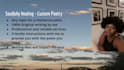 create custom poetry based on your topic ideas