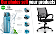 do professional amazon product listing and photo editing