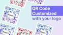 design a custom qr code with your logo under 24 hour