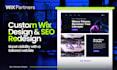 create a custom wix website design and wix redesign with SEO