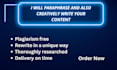 paraphrase and creatively write your content