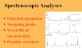 do structure analyses of organic compounds by spectroscopy