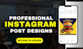 design a professional instagram post flyer pennant advertisement