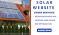 design solar website solar landing page for solar leads