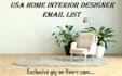provide home interior designer email list