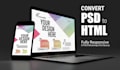 convert your PSD file to HTML