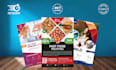 design modern flyer, brochure, restaurent menu, postcard, leaflet