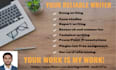 write summaries, assignment and internship reports