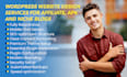 give wordpress website design services for affiliate, apk and niche blogs