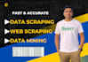 do best expert web scraping data mining data extracting data crawler data scrape