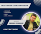 draft legal agreements, review deeds and contracts for you
