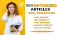 write surfer SEO optimized articles at jasper and jarvis ai