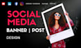 design linkedin banner, youtube facebook twitter x social media banners