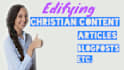 write christian articles, christian blog posts, and content