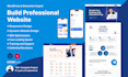 design a landing page or make a wordpress website with elementor