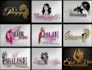 design hair extension ,beauty and hair salon logo in24h