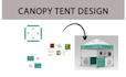 design a trade show booth and canopy tent for your event